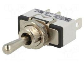 Switch: toggle | Pos: 3 | SP3T | (ON)-OFF-(ON) | 10A/250VAC | 5A/24VDC