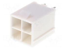 Connector: wire-board | socket | male | PIN: 4 | Mini-Fit Jr | straight