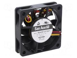 Fan: DC | axial | 12VDC | 60x60x15mm | 40.8m3/h | 38dBA | ball | 5900rpm