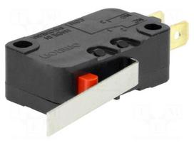 Microswitch SNAP ACTION | 16A/250VAC | 10A/30VDC | with lever | SPDT