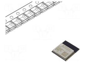 Module: IoT | Bluetooth: BLE | 19.5dBm | WiFi | PCB | SMD | 18x20x3.2mm