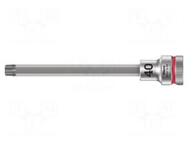 Socket: Torx®-bit | TX40 | 3/8" | 107mm | Chrom-vanadium steel | Zyklop