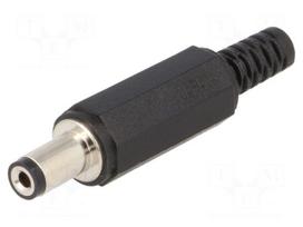 Connector: DC supply | plug | female | 4A | straight | for cable | 12VDC