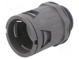 Straight terminal connector | Thread: metric,outside | IP68,IP69