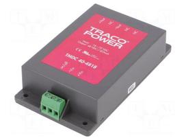 Converter: DC/DC | 40W | Uin: 18÷75VDC | Uout: 48VDC | Iout: 835mA | 2.5kV
