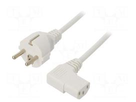 Cable | 3x1mm2 | CEE 7/7 (E/F) plug,IEC C13 female angled right