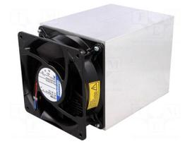 Heatsink: extruded | L: 150mm | W: 120mm | H: 120mm | 0.074K/W | aluminium