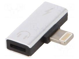 Adapter | Apple Lightning socket x2,Apple Lightning plug