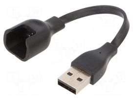 Cable: for smartwatch charging | Huawei | 0.1m | 1A | black