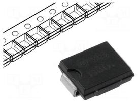 Diode: rectifying | SMD | 1kV | 3A | SMC | Ufmax: 1.1V | Ifsm: 100A