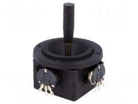 Joystick | 0÷5kΩ±5%,2- axes | Stabl.pos: 1 | 5kΩ | ±5% | -10÷80°C
