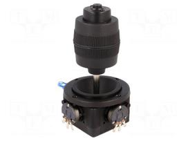 Joystick | 0÷5kΩ±5%,2- axes,FIRE function, 1 x NO contact | 5kΩ