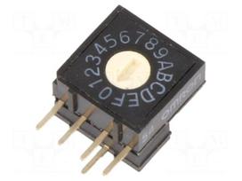 Encoding switch | HEX/BCD | Pos: 16 | THT | Rcont max: 200mΩ | A6RV