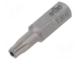 Screwdriver bit | Torx® with protection | T20H | 1/4" | STANDARD