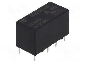 Relay: electromagnetic | DPDT | Ucoil: 24VDC | 2A | 1A/125VAC | 2A/30VDC