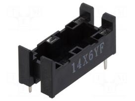 Socket | PIN: 4 | for DIN rail mounting | G6B