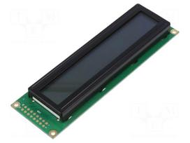 Display: LCD | alphanumeric | STN Positive | 24x2 | grey | LED | PIN: 16