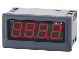 Meter: temperature | digital,mounting | LED | 4 digit | Char: 20mm