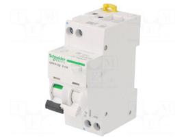 RCBO breaker | Inom: 16A | Ires: 30mA | Max surge current: 250A | IP20