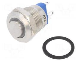 Switch: vandal resistant | Pos: 2 | SPST-NO | 2A/36VDC | IP65 | OFF-(ON)