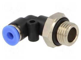Push-in fitting | angled | -0.95÷15bar | PBT | Thread: G 1/4" | 0÷60°C