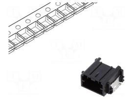 Connector: automotive | socket | male | Mini50 | PIN: 4 | horizontal