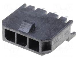 Connector: wire-board | socket | male | PIN: 3 | Micro-Fit 3.0 | THT | 3mm