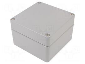 Enclosure: multipurpose | X: 140mm | Y: 140mm | Z: 90mm | ALUEIN-RJ | grey