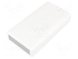 Enclosure: with panel | X: 80mm | Y: 150mm | Z: 30mm | ABS | light grey