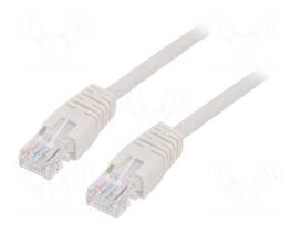 Patch cord | U/UTP | Cat 5e | RJ45 plug,both sides | stranded | CCA