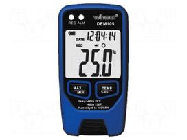 Thermo-hygrometer | LCD | -40÷70°C | 0÷100%RH | Accur: ±1°C | 0.1°C