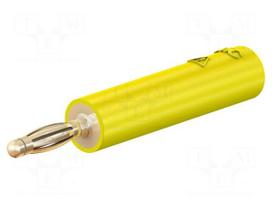 Laboratory connector: 2mm banana | adapter | 10A | 30VAC | 60VDC | 36mm