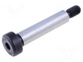Shoulder screw | steel | M6 | 1 | Thread len: 11mm | hex key | HEX 4mm