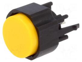 Switch: keypad | Pos: 2 | SPST-NO | 0.1A/30VDC | none | THT | Ø12x9mm | 3.5N