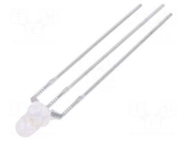 LED | red/green | 3mm | 60° | Front: convex | 1.6÷2.4/2.6÷3.6VDC