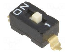 Switch: DIP-SWITCH | Poles number: 1 | ON-OFF | 0.025A/24VDC | Pos: 2