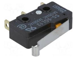 Microswitch SNAP ACTION | 5A/125VAC | SPDT | Rcont max: 30mΩ | Pos: 2
