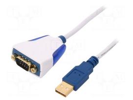 Module: cable integrated | RS232,USB | lead | 1m | D-Sub 9pin,USB A