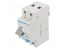 RCBO breaker | Inom: 10A | Ires: 30mA | Max surge current: 250A | IP20