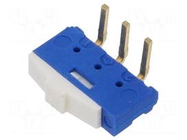 Switch: slide | Pos: 2 | SPDT | 0.2A/24VDC | ON-ON | PCB,THT | 50mΩ | MMP