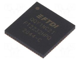 IC: interface | USB-UART, FIFO, MPSSE,USB C | Hi-Speed | 3÷3.6VDC
