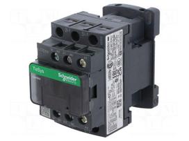 Contactor: 3-pole | NO x3 | Auxiliary contacts: NO + NC | 120VAC | 9A