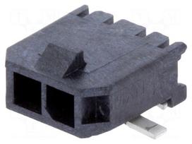 Connector: wire-board | socket | male | PIN: 2 | Micro-Fit 3.0 | SMT | 3mm