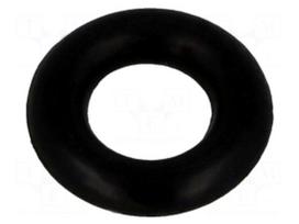 O-ring gasket | NBR caoutchouc | Thk: 2mm | Øint: 4mm | black