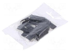 Cap for LED profiles | black | 20pcs | ABS | BACK10