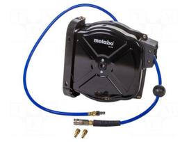 Hose recoiler | with compressed air hose | 1/4" | L: 12m | max.12bar