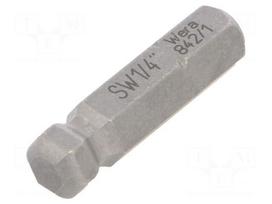 Screwdriver bit | hex key,spherical | HEX 1/4" | Overall len: 25mm