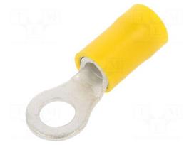 Tip: ring | M5 | Ø: 5.3mm | 4÷6mm2 | crimped | for cable | insulated | 130°C