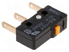 Microswitch SNAP ACTION | 10A/250VAC | without lever | SPDT | Pos: 2