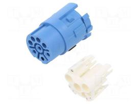 Connector: M23 | contact insert | PIN: 8(4+4) | female | for cable